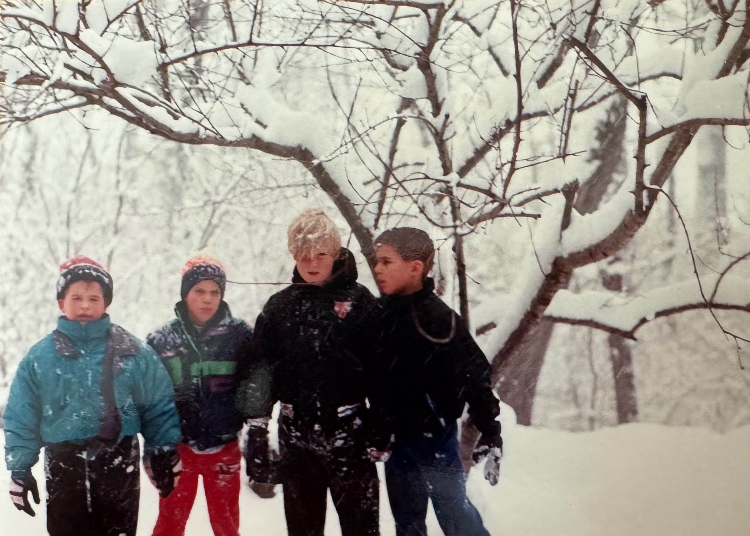 sledding group